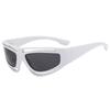 Nueva Moda Y2K Chica Caliente Cuadrado Hueco Europeo y Americano Deportes de Equitación Gafas de Sol Personalizadas Gafas de Sol Estilo Similar Celebridad de Internet