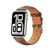 Adecuado para correa de cuero genuino Honor Band 11, conector metálico Honor 11 Pro, correa de cuero genuino de capa superior de piel de vaca