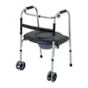 Andador Plegable de Acero Inoxidable para Exteriores para Personas Mayores, Andador Plegable para el Hogar, Carrito de Asistencia para Personas Mayores, Stock Listo del Fabricante