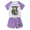 Conjunto de Ropa de Verano Nuevo 2026 para Niños, Niños y Niñas, Pantalones Cortos Ajustados, Camisetas de Manga Corta, Pantalones Cortos, Conjunto Casual Deportivo de Dos Piezas para Niños