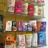Sacos Personalizados para Embalagem de Alimentos, Sacos Auto-suportes com Bico, Sacos Plásticos Compostos para Lanches e Produtos Secos, Impressão e Personalização