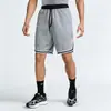 Venta al por mayor de Ropa de Yoga Transfronteriza, Nuevos Shorts de Baloncesto de Verano para Hombre, Corte Holgado Estilo Americano, Ropa de Fitness Adelgazante, Envío Directo de una Pieza