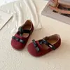 Zapatos de Cuero Simples para Bebé Niña Zapatos Infantiles Zapatos de Caminar de Otoño Zapatos Individuales para Niños Pequeños Zapatos para Bebé Zapatos de Paso Firme