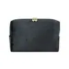 Bolsa de Maquillaje Octagonal de Tela de Felpa Multicolor, Bolso de Mano de Terciopelo Portátil para Salidas, Bolsa Sencilla para Guardar Artículos de Tocador