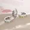 Nuevos Pendientes de Piercing para Oreja Hensen con Circonita Incrustada para Otoño e Invierno, Aguja Recta, Hebilla de Oreja Exquisita, Diámetro Interior de 8 mm, Pendientes para Niña, Pendientes