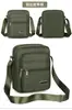 Bolsa Masculina Casual 2026 Novo Modelo Cor Sólida Grande Capacidade Camadas Múltiplas Resistente à Água Bolsa de Ombro Único Transversal com Carteira e Características de Bolsa Transversal