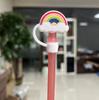En stock Venta al por mayor barato tapón de pajita de silicona tapa antipolvo para pajita celebridad de internet tapón antipolvo para bebida funda de silicona para pajita
