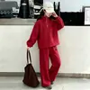 Conjunto de Roupa para Meninas Primavera e Outono 2026 Novo Conjunto de Duas Peças com Moletom e Calça de Moletom para Meninas Mais Velhas Moda Esportiva Roupas Infantis