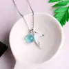 Collar de Plata de Ley S925 Estilo Coreano Moderno y Exquisito Diseño de Espuma de Sirena Cadena para Clavícula Estilo Corto para Mujer Joyería de Plata Elegante
