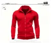 Nuevo Sudadera con Capucha Deportiva para Hombre con Cuello Alto y Cremallera Chaqueta con Capucha y Cremallera para Hombre Cárdigan de Color Sólido para Hombre Manga Larga