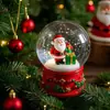 Caixa de Música Bola de Cristal Enfeites de Resina Personalizados Halloween Presente Empresarial Caixa de Música Lanterna de Neve Rotativa Personalizada