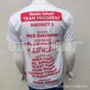 Camiseta de poliéster para correr, edición completa, con sublimación, para elecciones presidenciales, publicidad, comercio exterior, 120 g
