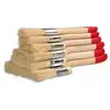Venta al por mayor de fábrica 641 modelos variados de comercio exterior mango de madera cola roja herramientas para barbacoa pintura de pincel de cerdas cepillo de limpieza