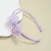 Nueva Diadema de Malla con Lentejuelas de Alta Calidad Europea y Americana para Niñas Estilo Dulce y Lindo de Princesa Accesorio para el Cabello con Lazo