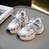 Zapatos Deportivos Infantiles 2025 Primavera Nuevo Estilo Moda para Niñas Zapatos de Papá Transpirables Suela Suave Zapatos para Correr para Niñas Mayores
