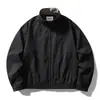 Chaqueta retro de color block con solapa estilo japonés Rumeng, una prenda elegante y genial tanto para hombres como para mujeres, perfecta para otoño, con corte holgado y un diseño versátil y casual que encarna la estética "old money".