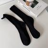 Plusox meias de fio grosso estilo japonês meias femininas até a panturrilha meias grossas para meninos meias de trabalho brancas meias femininas de outono e inverno