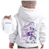 Ropa Nueva para Niños Sudadera Kpop Demon Hunters Huntrix Otoño e Invierno Holgada Suéter para Niños y Niñas