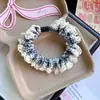 Estilo Coreano Encaje Dulce Encaje Banda para el Cabello Intestino Delgado Estilo Preppy Chica Diadema de Alta Elasticidad Estudiante Cuerda para Cola de Caballo Accesorios para el Cabello