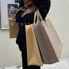 Bolso Tote de Moda de Gran Capacidad Bolso Tote de Fieltro Bolso de Compras para Viajeros Bolso de Regalo Publicitario Bolso de Mano Almacenamiento para Procesamiento