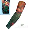 Mangas de tatuaje punto cruz transfronterizas populares para exteriores protección solar para hombres y mujeres brazo de tatuaje flor grande brazo completo sin costuras manga de hielo