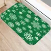 Felpudo Decorativo Navideño Alfombra Decorativa Felpudo de Cocina Felpudo para Sala de Estar Hogar Suave Copo de Nieve Árbol de Navidad Felpudo de Puerta