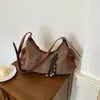 Bolso de mujer popular, simple y versátil, tejido de paja, nueva moda de verano, bolso cruzado elegante y casual 2026, bolso de hombro