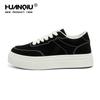 Zapatos de Lona Negros de Suela Gruesa Universales para Hombre, Nuevos Zapatos Deportivos de Otoño 2025, Tenis Casuales para Hombre