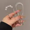 Pasador de Pelo en Forma de U con Perlas para Mujer, Pinza para Moño, Herramienta de Peinado, Pasador Fijo, Nuevo Estilo Chino, Accesorio de Cabello de Alta Gama