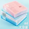 Envío Gratis Deli 72556 Carpeta de Documentos 40 Páginas Serie Tono Claro A4 Transparente Multicapa Carpeta de Almacenamiento con Inserciones