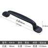 Puxador de porta de armário alongado preto estilo americano, moderno, simples, longo, gaveta, super longo, puxador de porta de guarda-roupa