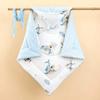 Manta Saco para Recém-Nascido, Algodão Leite Classe A, Manta de Fleece Feijão para Bebê, Anti-Susto, Envoltório para Sala de Parto, Espessada
