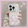 Adecuado para Apple 17 Pro Max, color degradado de gasa de plumas, gran mariposa con purpurina en toda la pantalla, funda personalizada suave y dura para iPhone