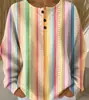 Sudadera tipo polo de punto gofrado para mujer Amazon 2026, tres botones, cuello alto, nuevo vintage, estampado digital 3D