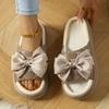 Pantufas para Mulheres Inverno 2025 Novas Quentes para Casa Interior Antiderrapantes de Algodão com Sola Grossa Pantufas de Lã Femininas Outono e Inverno