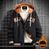 Otoño e invierno Nuevo abrigo grande de moda holgado con forro polar chaqueta juvenil Pu Shuai casual todo-partido ropa de calle a la moda