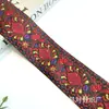 Em Estoque 5cm Renda Vintage Cauda de Pavão Jacquard Fita Etnia Dai Roupas Cortina Chapéu Têxtil Lar Acessórios Decorativos