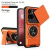 Funda para Teléfono Móvil Shunjia Adecuada para Nothing Phone4Apro Funda para Teléfono Phone4A con Ventana Deslizante Soporte Cubierta Protectora Anti-Caídas
