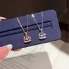 Collar minimalista estilo coreano de plata de ley S925 para mujer, personalizado y moderno, popular cadena para la clavícula en línea, accesorio popular de venta transfronteriza