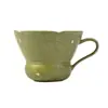 Pequeno Bule de Cerâmica Gaiwan com Padrão de Tangerina Verde, Xícara de Mestre, Xícara de Degustação, Xícara de Chá Kung Fu, Base para Bule, Porta-copos, Xícara de Compartilhamento