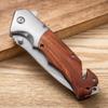 Cuchillo de exterior Bronning, cuchillo plegable de campo, cuchillo de alta dureza, cuchillo táctico del ejército, cuchillo de fruta de acero inoxidable JH-1