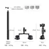 Soporte de Montaje con Ventosa para Techo de Coche en Perspectiva en Tercera Persona para Insta360X5Onex4 Accesorios GoPro