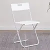Sillas plegables, aptas para uso en interiores y exteriores, almacenamiento, apartamento pequeño, mesa y sillas de comedor sencillas, taburetes portátiles, sillas para ordenador de entrenamiento