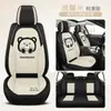 Cojín para asiento de coche de invierno de felpa corta cojín de asiento de invierno cálido grueso caricatura lindo universal para damas funda de asiento integral