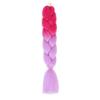 Nueva versión de trenza grande [doble color] Trenza africana sucia peluca trenza cola de caballo fibra química seda de alta temperatura color trenza grande