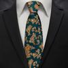Corbata de Hombre Estilo Hong Kong Retro Estampado Vestido Moda Yuppie Seda Texturizada Accesorios Camisa Traje Hecho a Mano Ancha 8CM