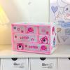 Nueva Versión de Linda Caja de Almacenamiento de Seis Cuadrículas Cajón Libro Escritorio Gabinete de Joyería para Mujer Organizador Pequeño Estante de Almacenamiento para Pegatinas Guka