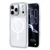 Adecuado para iPhone17Promax Transparente Magnético Oficial Funda para Teléfono Móvil Acrílico Apple 18 Tablero Compuesto Anticaídas