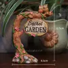 Jardinería de Micro-Paisaje Búho Tocón de Árbol Columpio Decoración Resina Suculenta Maceta Arreglo Floral