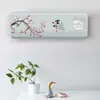 Funda para Aire Acondicionado de Pared Cobertura Completa Universal Tela Cubierta Simple AC Cubierta para Unidad Interior de Pared Cubierta de Poliéster para Polvo